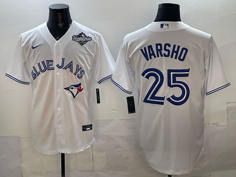 Men Toronto Blue Jays #25 Varsho White 2026 Nike Game MLB Jersey 005->toronto blue jays->MLB Jersey
